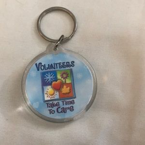 ⚡️FINAL PRICE⚡️ Vintage Volunteers Take Time To Care Keychain